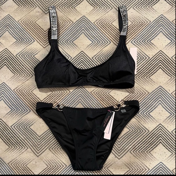 Victoria's Secret Other - Victoria’s Secret Shine Rhinestones Bling Swim Bra